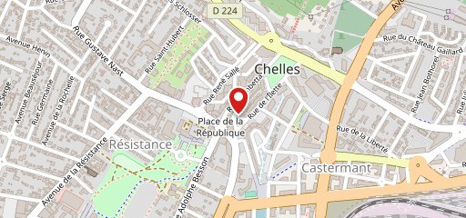 CFC RESTAURANT CHELLES sur la carte