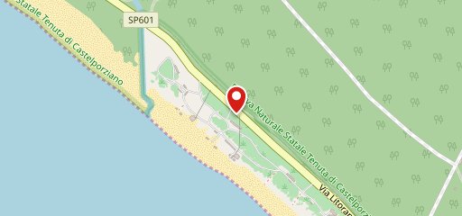 Spiaggia Libera Castel Porziano - Cancello 2 sulla mappa