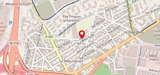 French PIZZA Clamart sur la carte