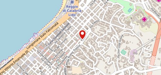 Pizzeria Frescopepe Reggio Calabria sur la carte