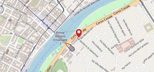 Frigo Lounge Corso Casale sur la carte