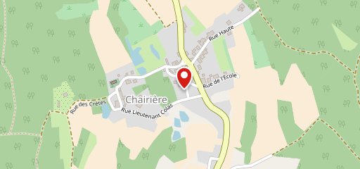 Friterie de Chairière sur la carte