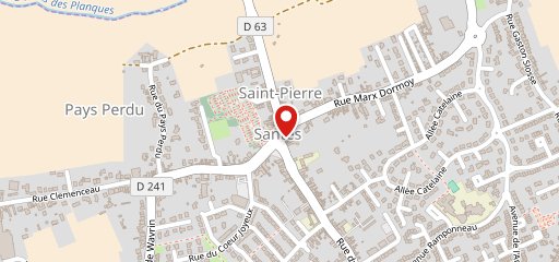 Friterie Les P'tits Loups sur la carte