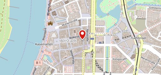 Frittenwerk Bolkerstraße en el mapa