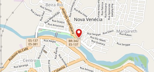 Fruta Creme Sorvetes Nova Venécia no mapa