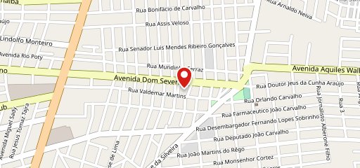 Frutos de Goiás Teresina - Dom Severino no mapa