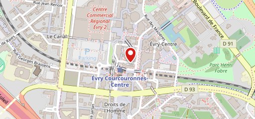 Évry-Courcouronnes sur la carte