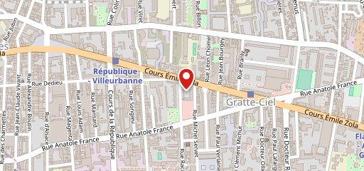 G la Dalle Villeurbanne sur la carte