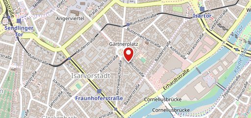 Gärtnerplatz Alm sur la carte