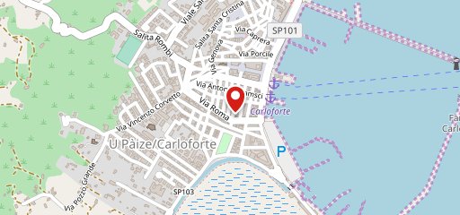 Ristorante a Galaia sulla mappa