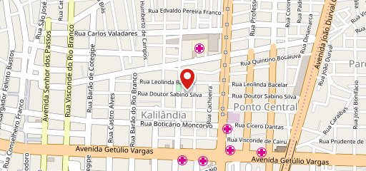 Geleteria e Restaurante Gaúcha no mapa