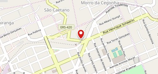 Galgo Burger House no mapa