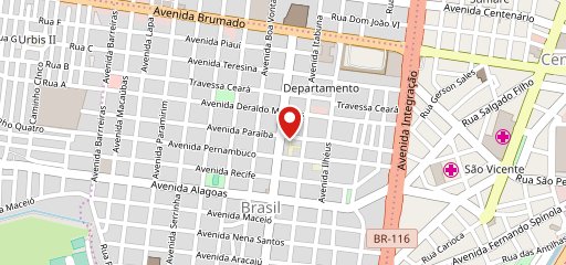 Galvão lanches e pizzas no mapa