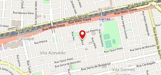 GAMA BAR Tatuapé no mapa