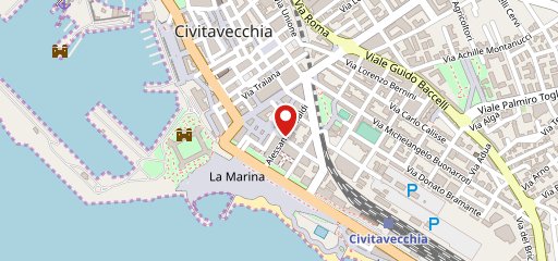 Ristorante Gambero Rosso Civitavecchia sulla mappa