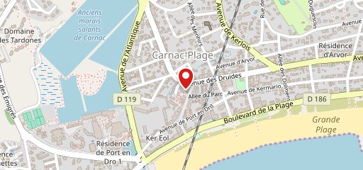 BOX A PIZZ Carnac sur la carte