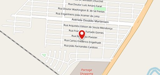 Garajão Lanches no mapa