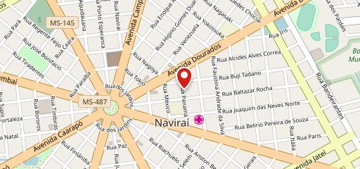 Garcia's Grill Naviraí MS no mapa