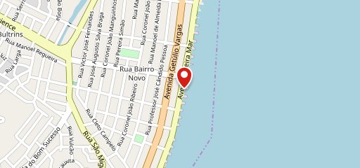 Restaurante e Pizzaria Garota do Atlântico - Bairro Novo no mapa