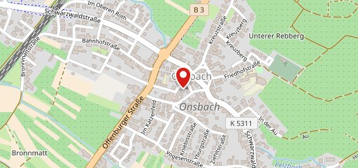 Gasthaus Adler Önsbach sur la carte