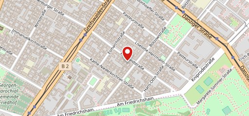 Gasthaus Alt Wien, Berlin sur la carte