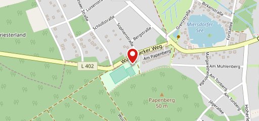 Gasthaus Am Sportplatz, Zeuthen sur la carte