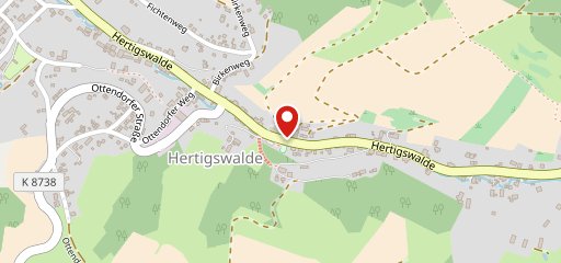 Gasthof Hertigswalde on map