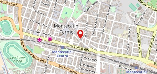 Gelateria Anisare Montecatini Terme sulla mappa