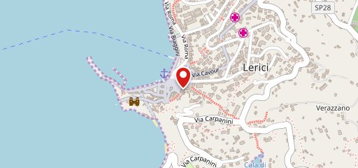 Gelateria Arcobaleno Lerici sur la carte