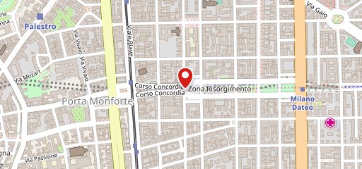 Gelateria Concordia Milano sulla mappa