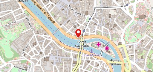 Gelateria del Teatro al Lungotevere sulla mappa