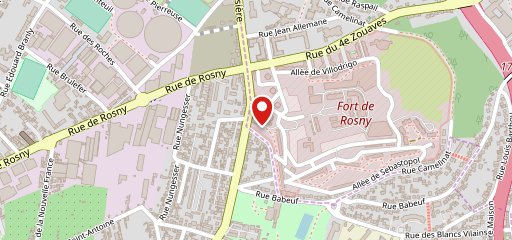 Gendarmerie Nationale - Cercle mixte de Rosny-sous-Bois sur la carte