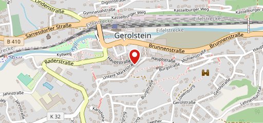 Gerolsteiner Kebap Pizza Haus sur la carte