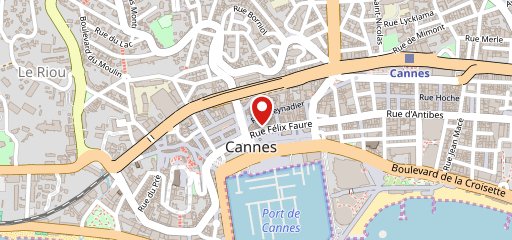 GFR Cannes sur la carte