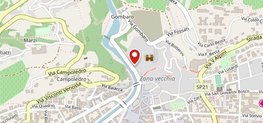 Giardino Revertis sulla mappa