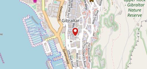 Gibraltar Confectionery sur la carte