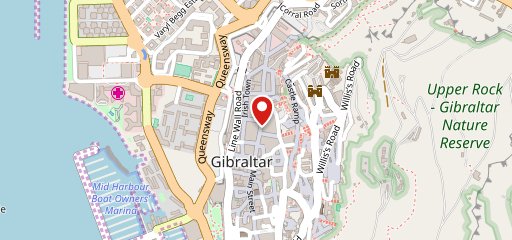 Gibraltar Tea Company sur la carte