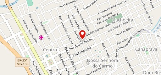 Giga Pizza no mapa