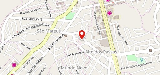 Pizzaria Giramondo no mapa