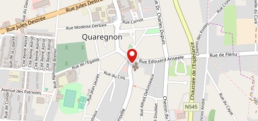 Boulangerie Godefroid Quaregnon sur la carte