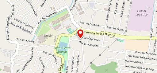 Godega Pizzaria no mapa