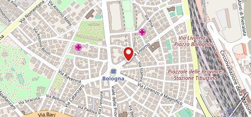 Golocious SbamBurger Roma Piazza Bologna sulla mappa