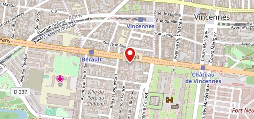 GOMU Vincennes sur la carte