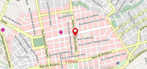 Gorillão Centro no mapa