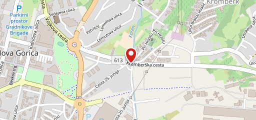 Gostilna pri hrastu sulla mappa