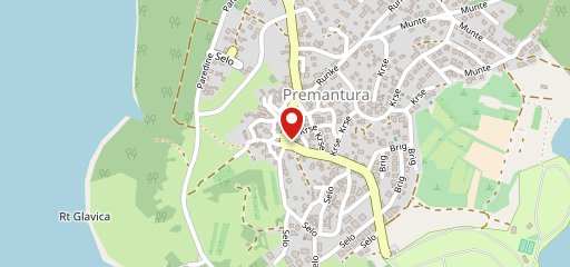 Restaurant Premantura sur la carte