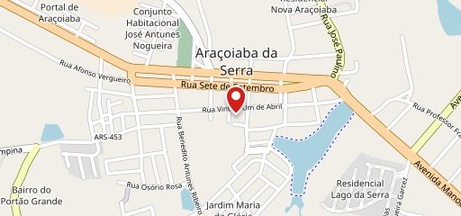 Gosto Gostoso Araçoiaba no mapa