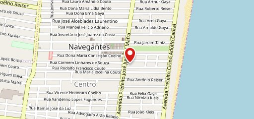 Goten Sushi Navegantes no mapa