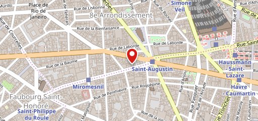 99 Haussmann sur la carte