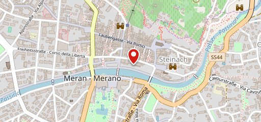 Pur Südtirol Merano sur la carte